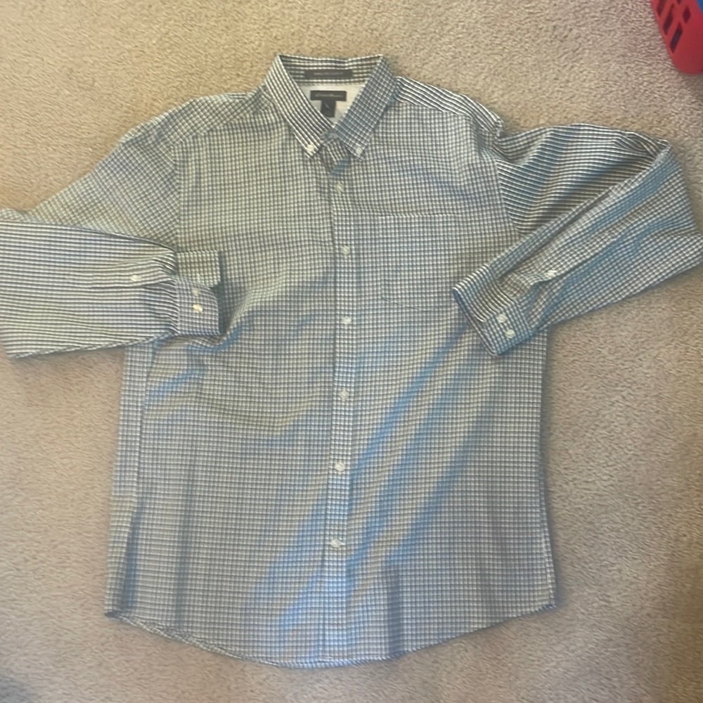 3 for $30. Eddie Bauer Large Classic Fit Wrinkle Free Button Down Dress Shirt